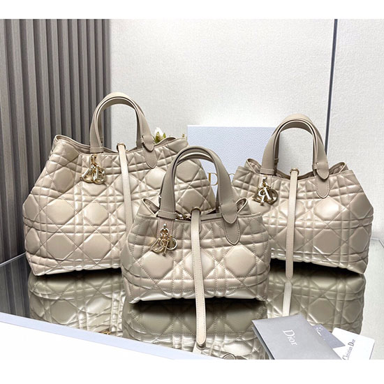 Large Dior Toujours Bag Beige M3319