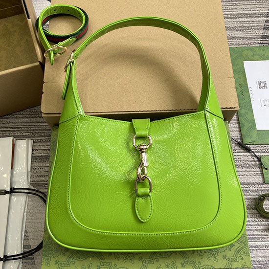 Gucci Jackie Small Shoulder Bag Electric Green 782849
