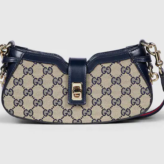 Gucci Moon Side Mini Shoulder Bag Blue 786015