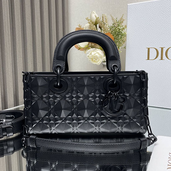 Small Dior Or Lady D-joy Bag Black DM0613